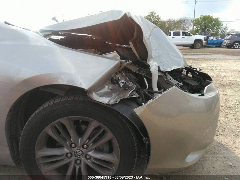 2016 TOYOTA CAMRY XLE/SE/LE/XSE - 4T1BF1FK3GU522707