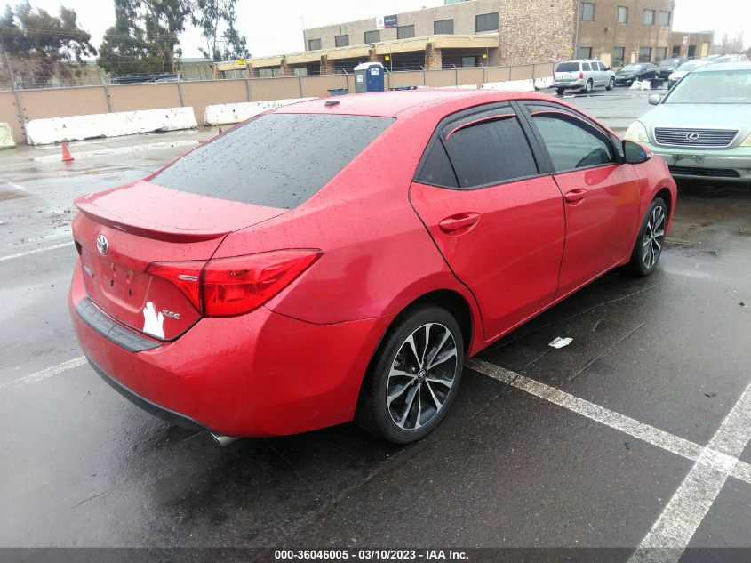 2018 TOYOTA COROLLA L/LE/XLE/SE/XSE - 2T1BURHE7JC122640