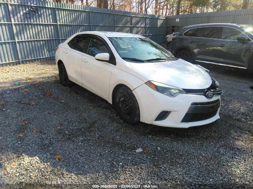 2016 TOYOTA COROLLA L/LE/S/S PLUS/LE PLUS - 2T1BURHEXGC512088