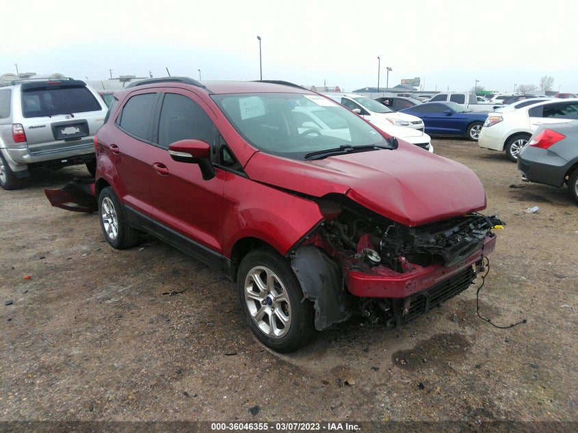 VIN MAJ3P1TE5JC222951 2018 FORD ECOSPORT SE