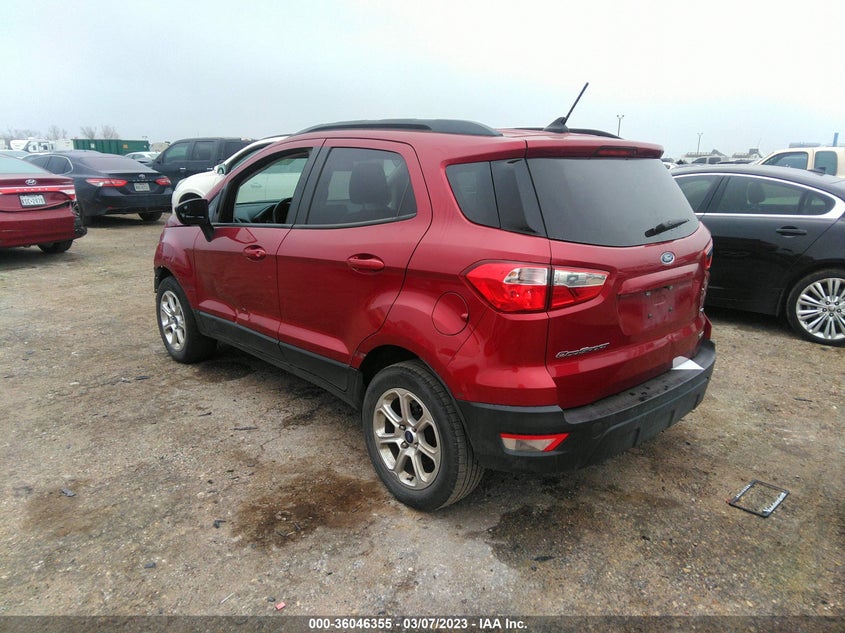 VIN MAJ3P1TE5JC222951 2018 FORD ECOSPORT SE