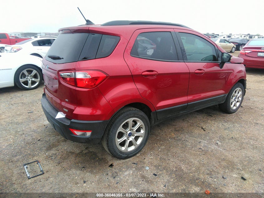 VIN MAJ3P1TE5JC222951 2018 FORD ECOSPORT SE