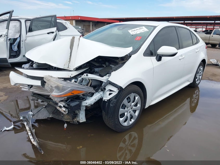 VIN JTDEPMAE6N3030659 2022 TOYOTA COROLLA LE