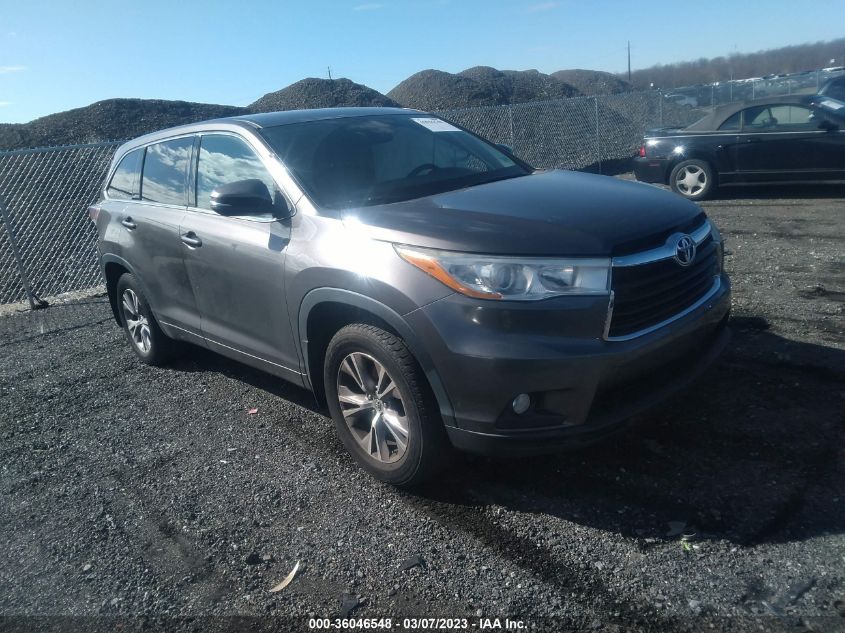 2014 TOYOTA HIGHLANDER LE - 5TDBKRFH9ES008171