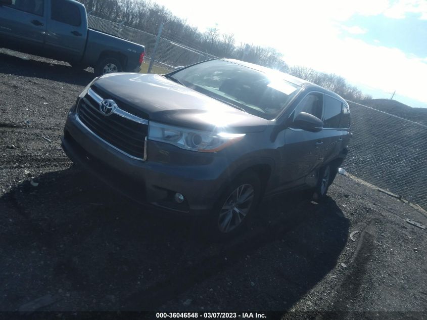 2014 TOYOTA HIGHLANDER LE - 5TDBKRFH9ES008171