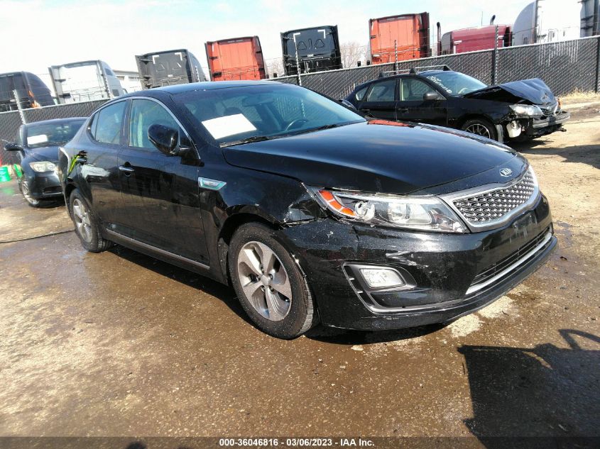2016 KIA OPTIMA HYBRID - KNAGM4AD0G5093463