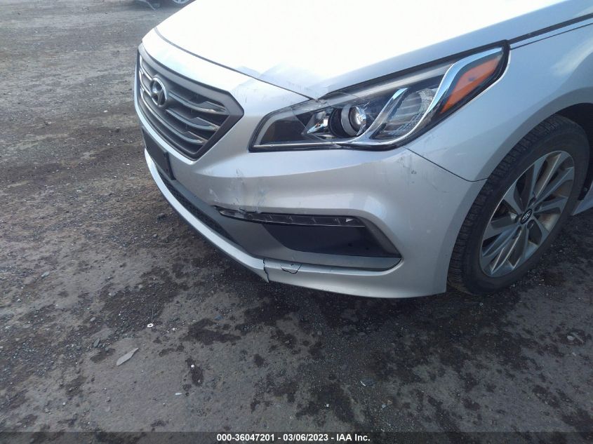 2016 HYUNDAI SONATA 2.4L SPORT - 5NPE34AF1GH415672