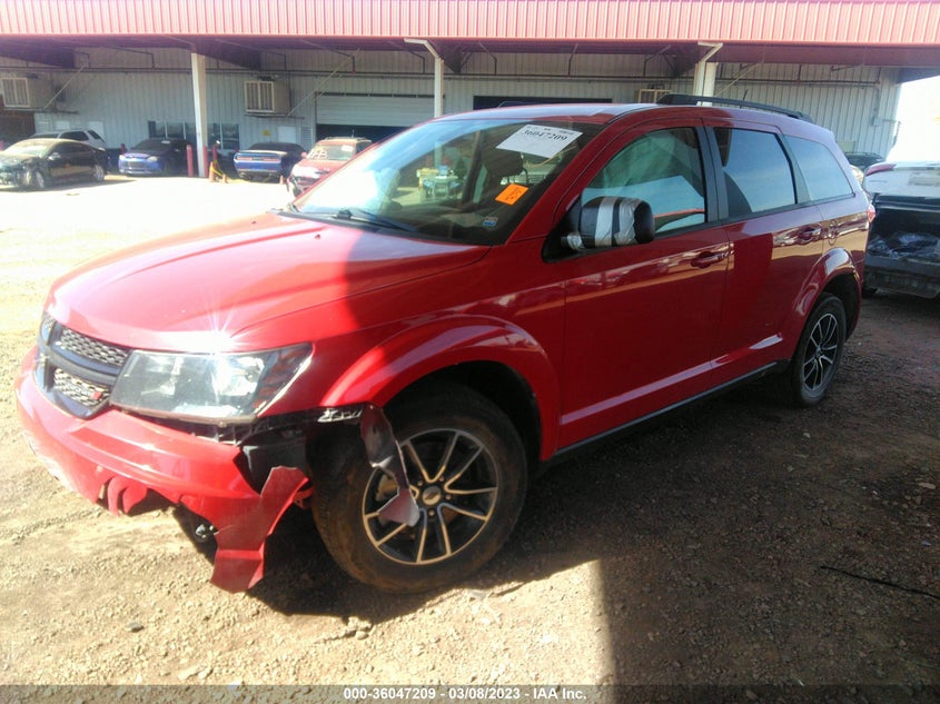 VIN 3C4PDDAG7JT477888 2018 DODGE JOURNEY SE