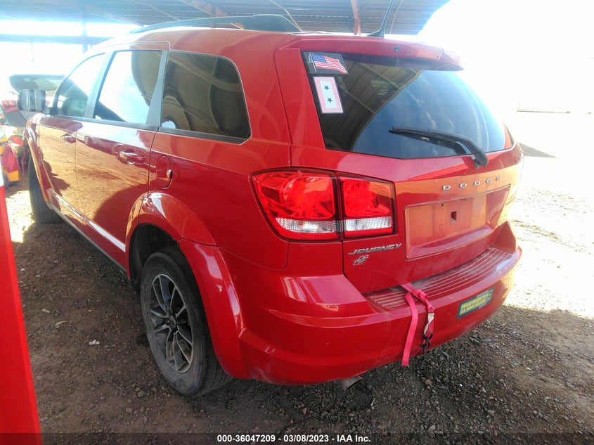 VIN 3C4PDDAG7JT477888 2018 DODGE JOURNEY SE