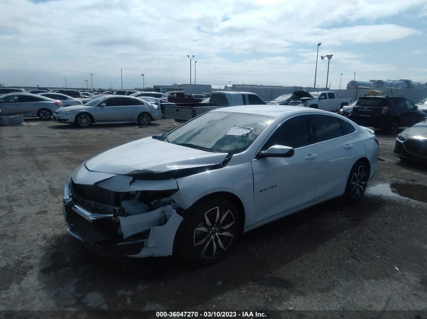 VIN 1G1ZG5ST7MF037047 2021 CHEVROLET MALIBU RS