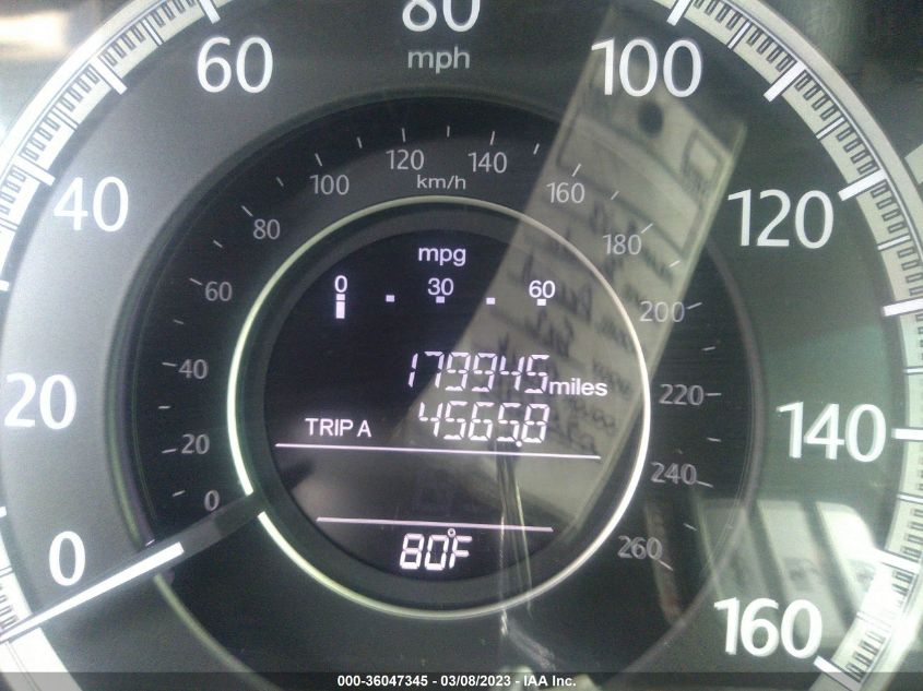 2013 HONDA ACCORD SDN EX-L - 1HGCR2F82DA025589