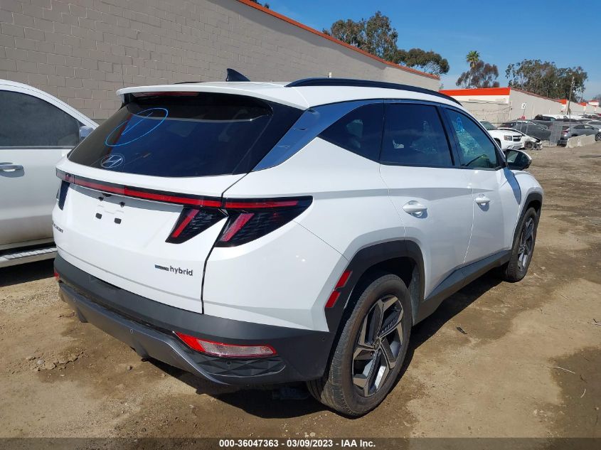 2022 HYUNDAI TUCSON HYBRID LIMITED KM8JECA17NU026850