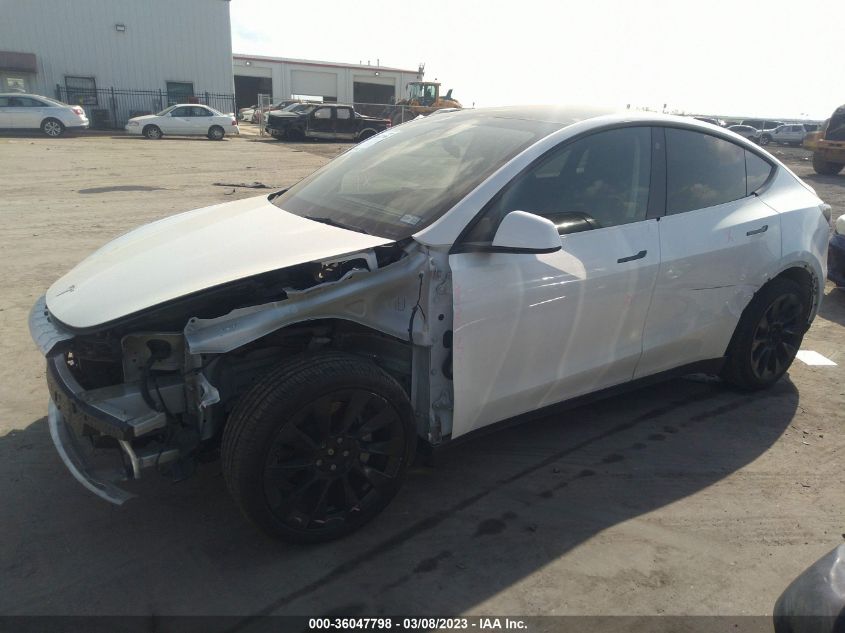 2021 TESLA MODEL Y LONG RANGE - 5YJYGDEE3MF248678