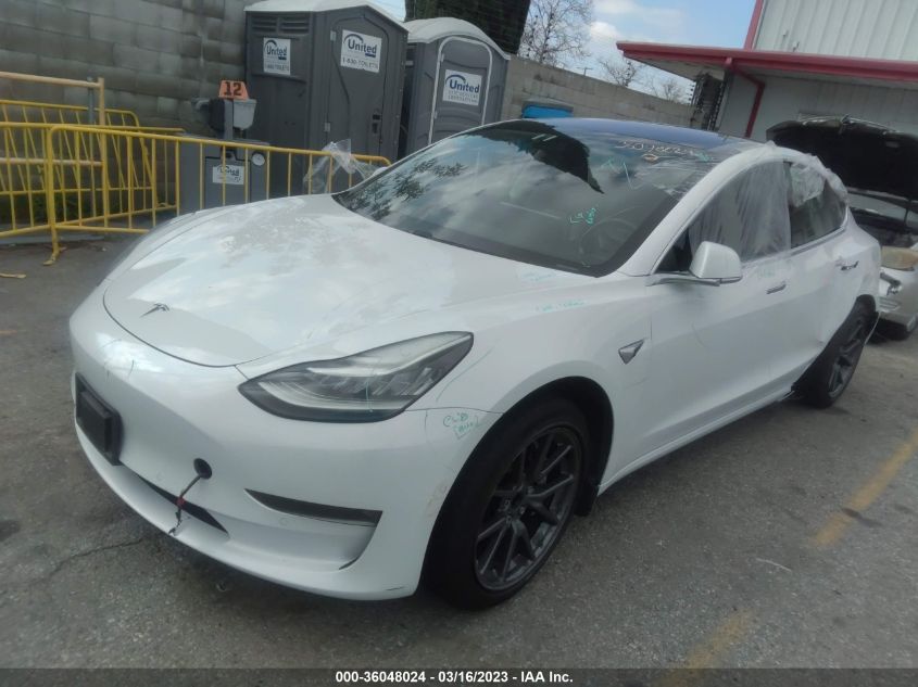 2018 TESLA MODEL 3 RANGE BATTERY - 5YJ3E1EAXJF033130