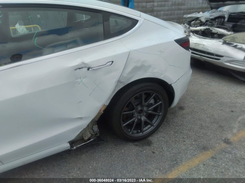 2018 TESLA MODEL 3 RANGE BATTERY - 5YJ3E1EAXJF033130