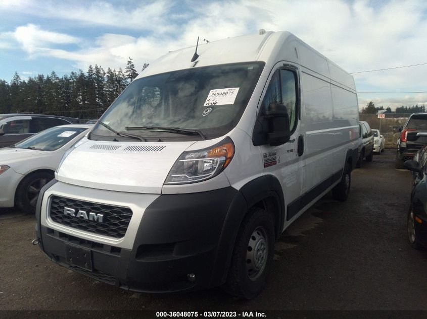 2022 RAM PROMASTER 3500 CARGO VAN HIGH ROOF 159" WB EXT 3C6MRVJG1NE101506