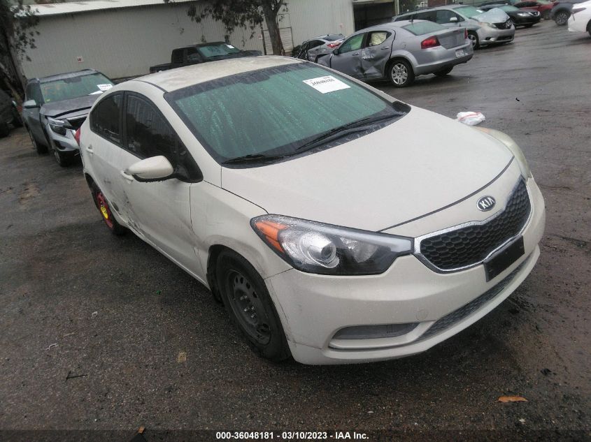 2015 KIA FORTE LX - KNAFK4A67F5299008