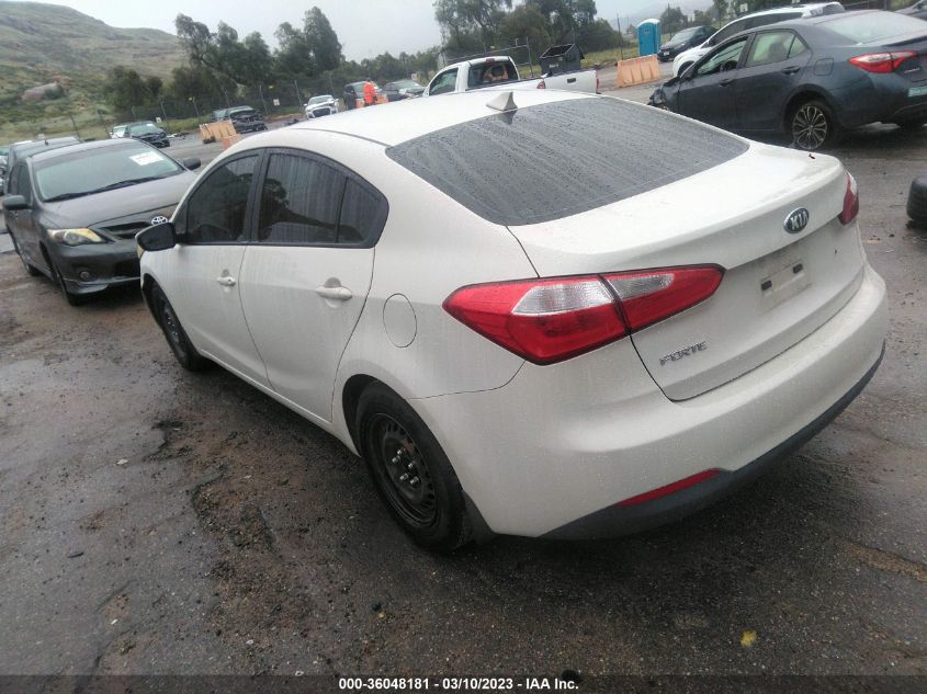 2015 KIA FORTE LX - KNAFK4A67F5299008