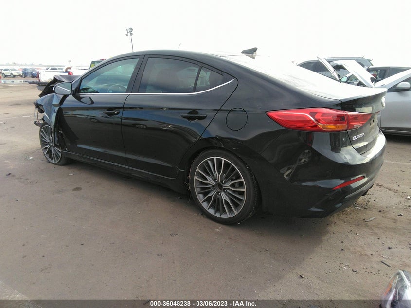 VIN KMHD04LB1JU527525 2018 HYUNDAI ELANTRA SPORT