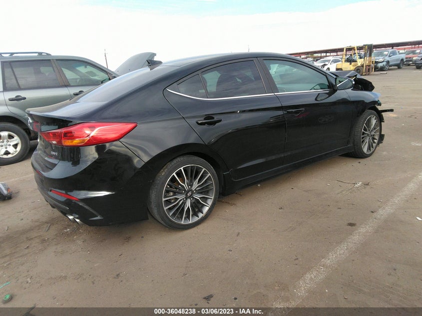 VIN KMHD04LB1JU527525 2018 HYUNDAI ELANTRA SPORT