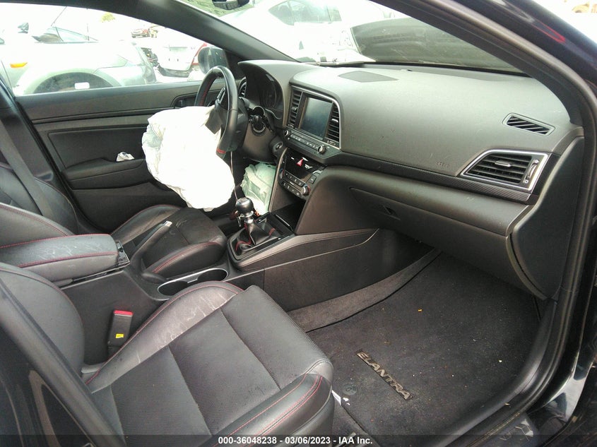 VIN KMHD04LB1JU527525 2018 HYUNDAI ELANTRA SPORT