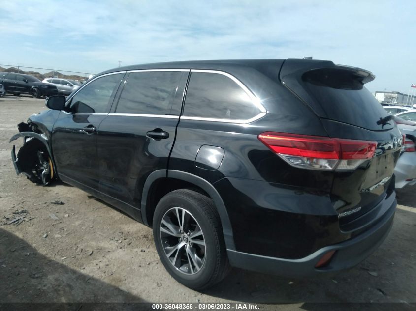 2017 TOYOTA HIGHLANDER LE - 5TDZZRFH5HS226848