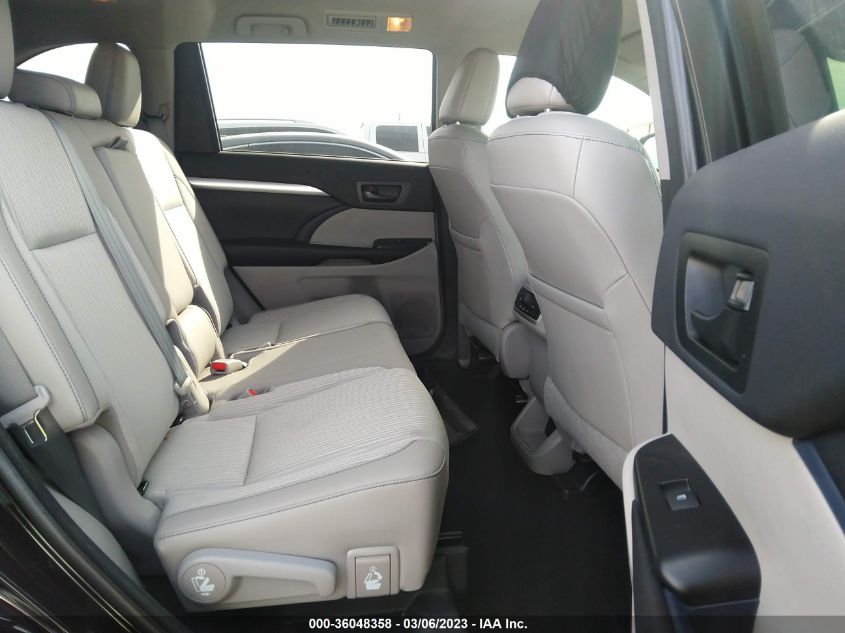 2017 TOYOTA HIGHLANDER LE - 5TDZZRFH5HS226848
