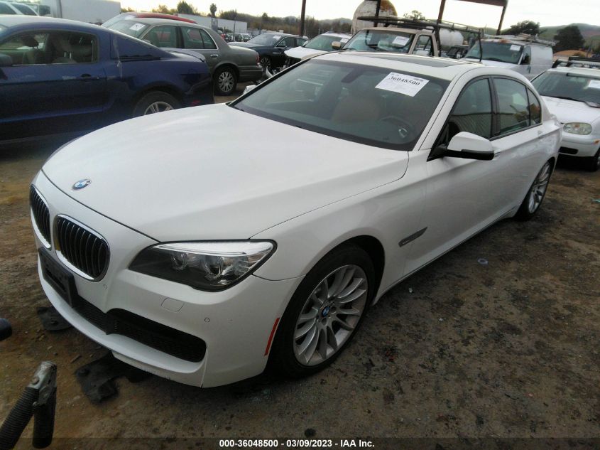 2013 BMW 7 SERIES 750LI XDRIVE - WBAYF8C55DD140676