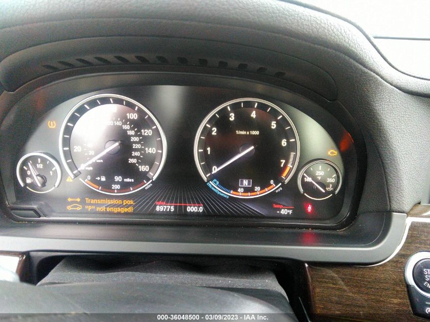 2013 BMW 7 SERIES 750LI XDRIVE - WBAYF8C55DD140676