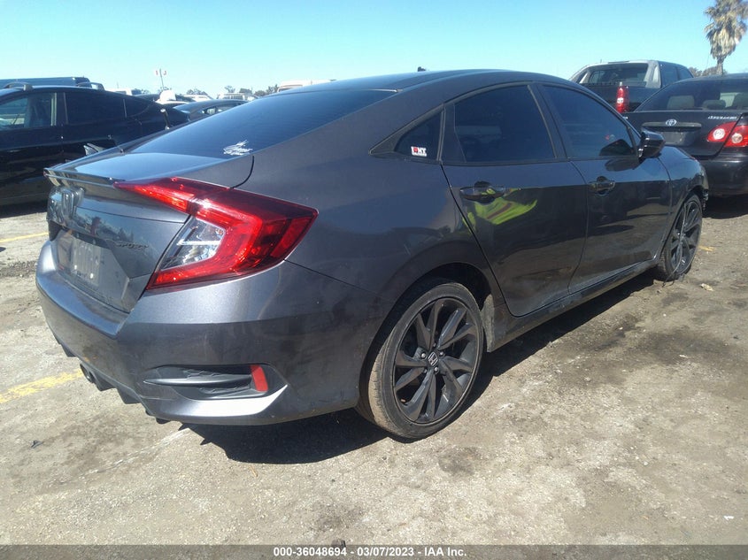 VIN 2HGFC2F82KH561410 2019 HONDA CIVIC SEDAN SPORT