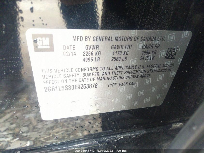 2014 CADILLAC XTS - 2G61L5S30E9263878