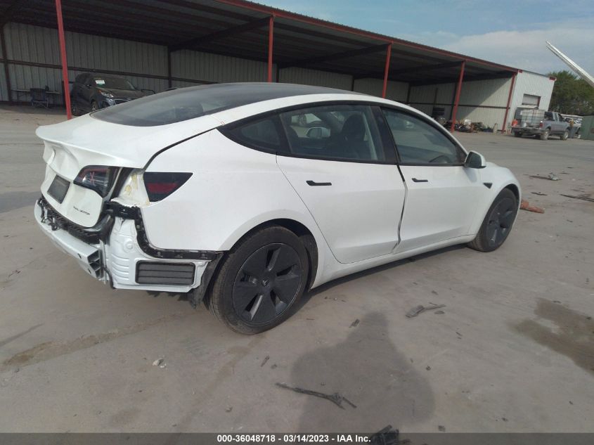 2022 TESLA MODEL 3 LONG RANGE - 5YJ3E1EB8NF257883