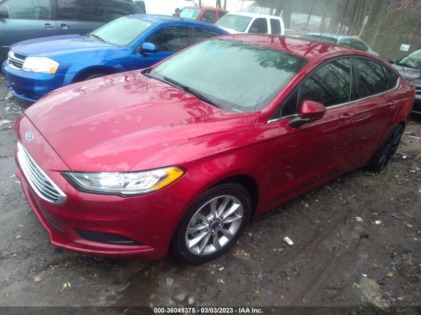 3FA6P0HDXHR377336 2017 FORD FUSION, photo no. 2