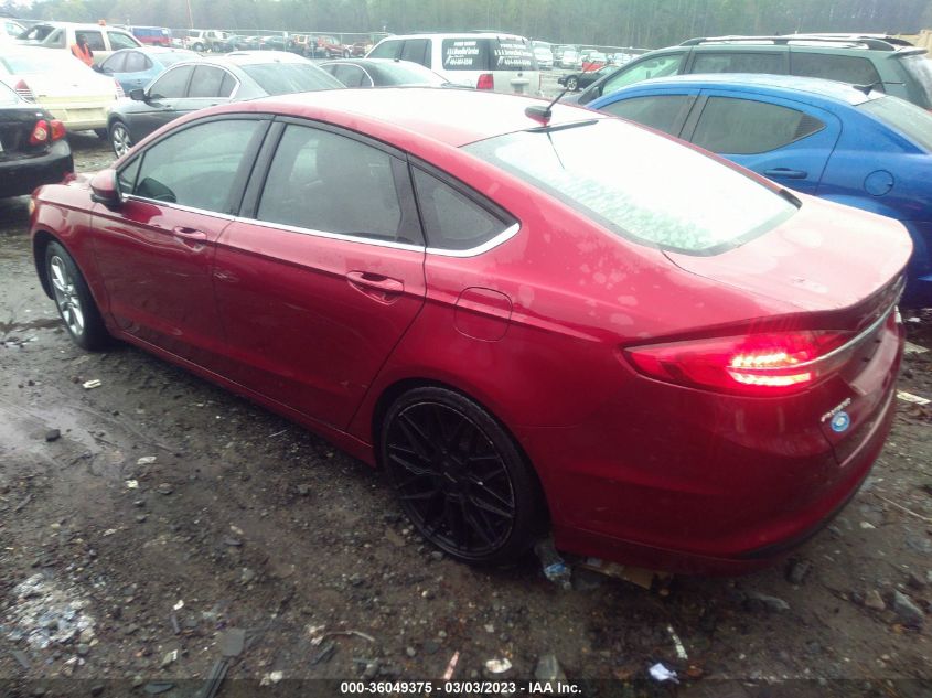 3FA6P0HDXHR377336 2017 FORD FUSION, photo no. 3