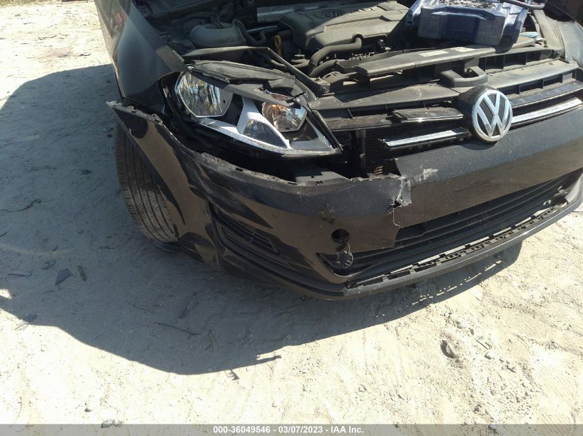 2016 VOLKSWAGEN GOLF TSI S - 3VW217AU2GM065517