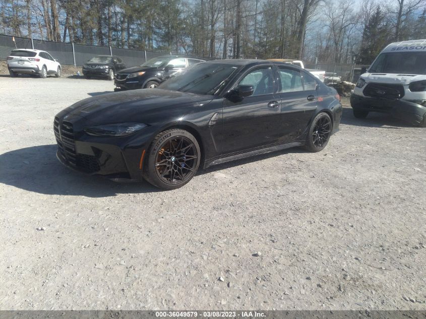 2022 BMW M3 COMPETITION - WBS33AY07NFM27123