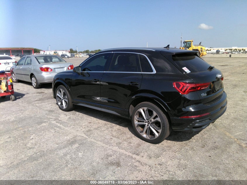 VIN WA1EECF34M1031840 2021 AUDI Q3 S LINE PREMIUM PLUS