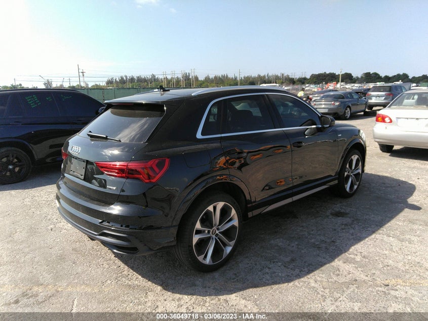 VIN WA1EECF34M1031840 2021 AUDI Q3 S LINE PREMIUM PLUS