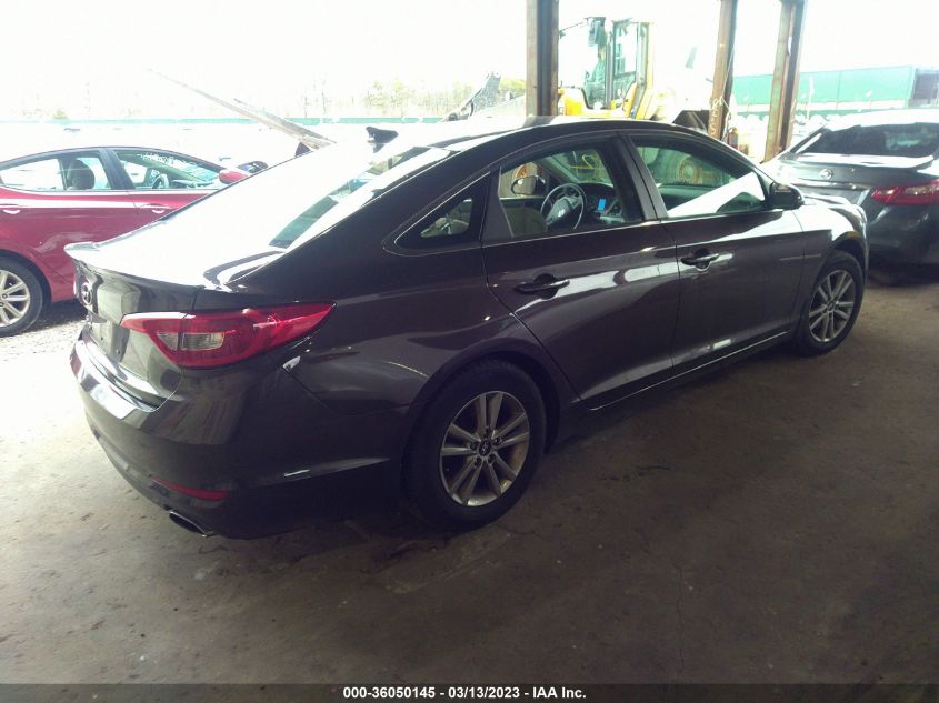 2015 HYUNDAI SONATA 2.4L SE - 5NPE24AF4FH143300