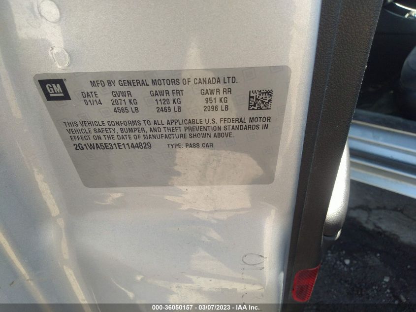 2014 CHEVROLET IMPALA LIMITED LS - 2G1WA5E31E1144829