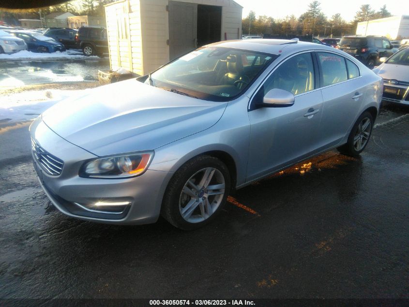 2014 VOLVO S60 T5 - YV1612FS8E1295162