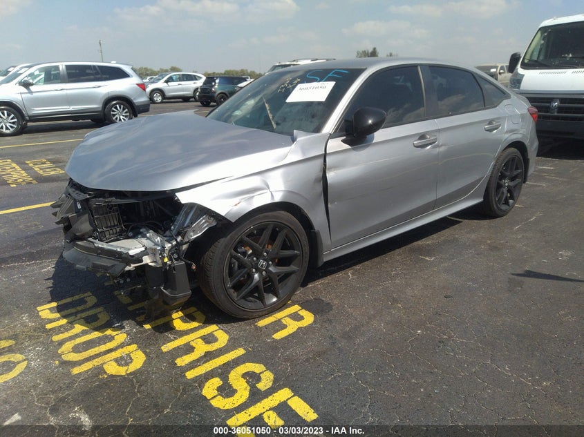 VIN 2HGFE2F57NH578420 2022 HONDA CIVIC SEDAN SPORT
