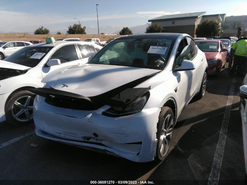 2021 TESLA MODEL Y LONG RANGE - 5YJYGDEE5MF219909