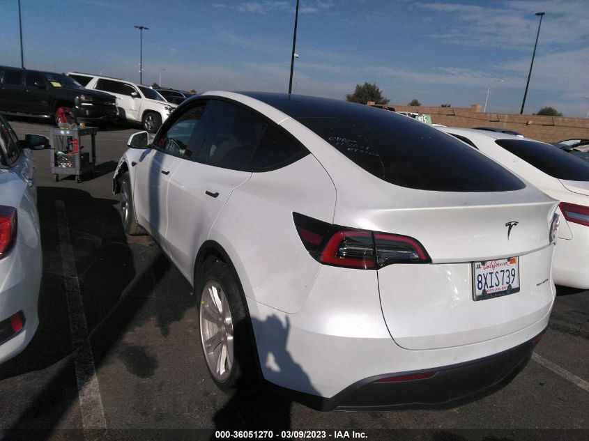2021 TESLA MODEL Y LONG RANGE - 5YJYGDEE5MF219909