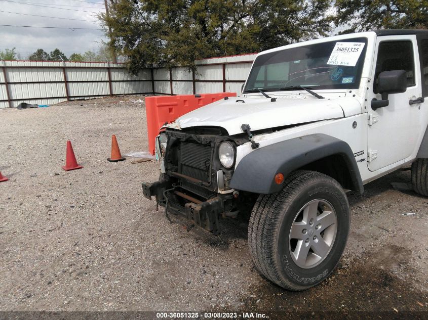 2018 JEEP WRANGLER JK SPORT S 1C4GJWAG3JL929853