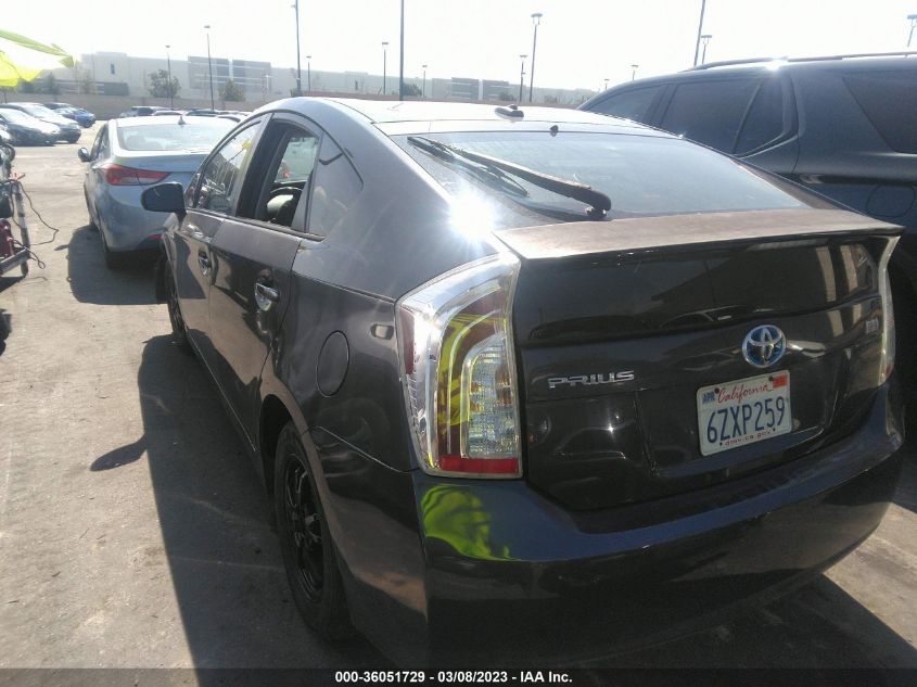 2013 TOYOTA PRIUS ONE/TWO/THREE/FOUR/FIVE - JTDKN3DU1D1656460