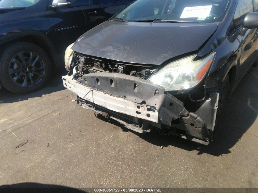 2013 TOYOTA PRIUS ONE/TWO/THREE/FOUR/FIVE - JTDKN3DU1D1656460