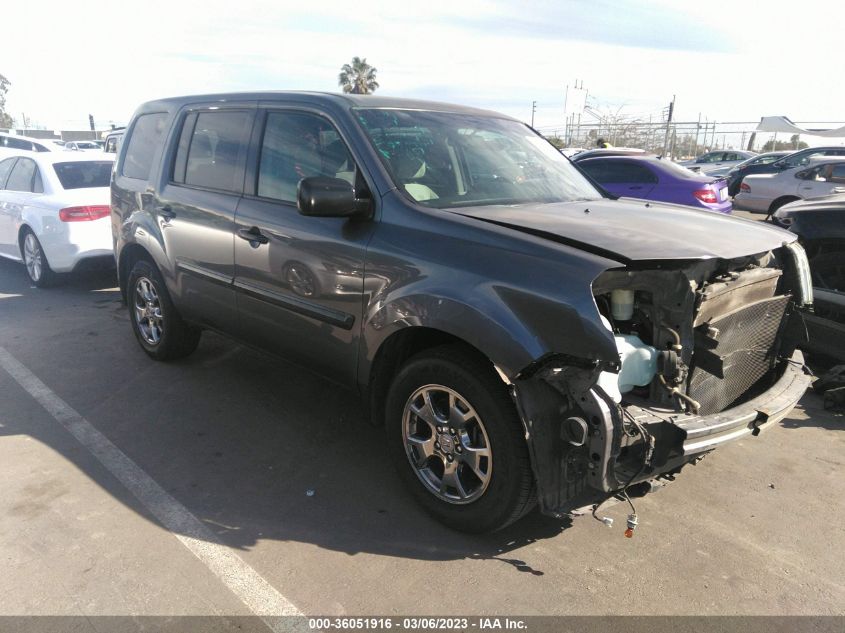 2014 HONDA PILOT LX - 5FNYF3H25EB019080