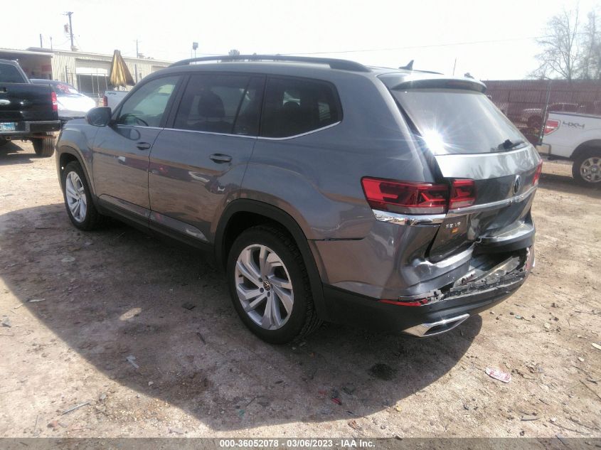 2021 VOLKSWAGEN ATLAS 3.6L V6 SE W/TECHNOLOGY - 1V2WR2CA4MC553267
