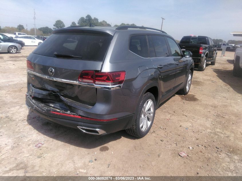 2021 VOLKSWAGEN ATLAS 3.6L V6 SE W/TECHNOLOGY - 1V2WR2CA4MC553267